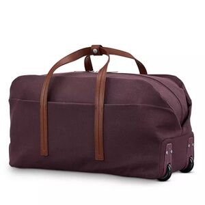 SaMasonite Virtuosa Wheeled Duffel in Merlot